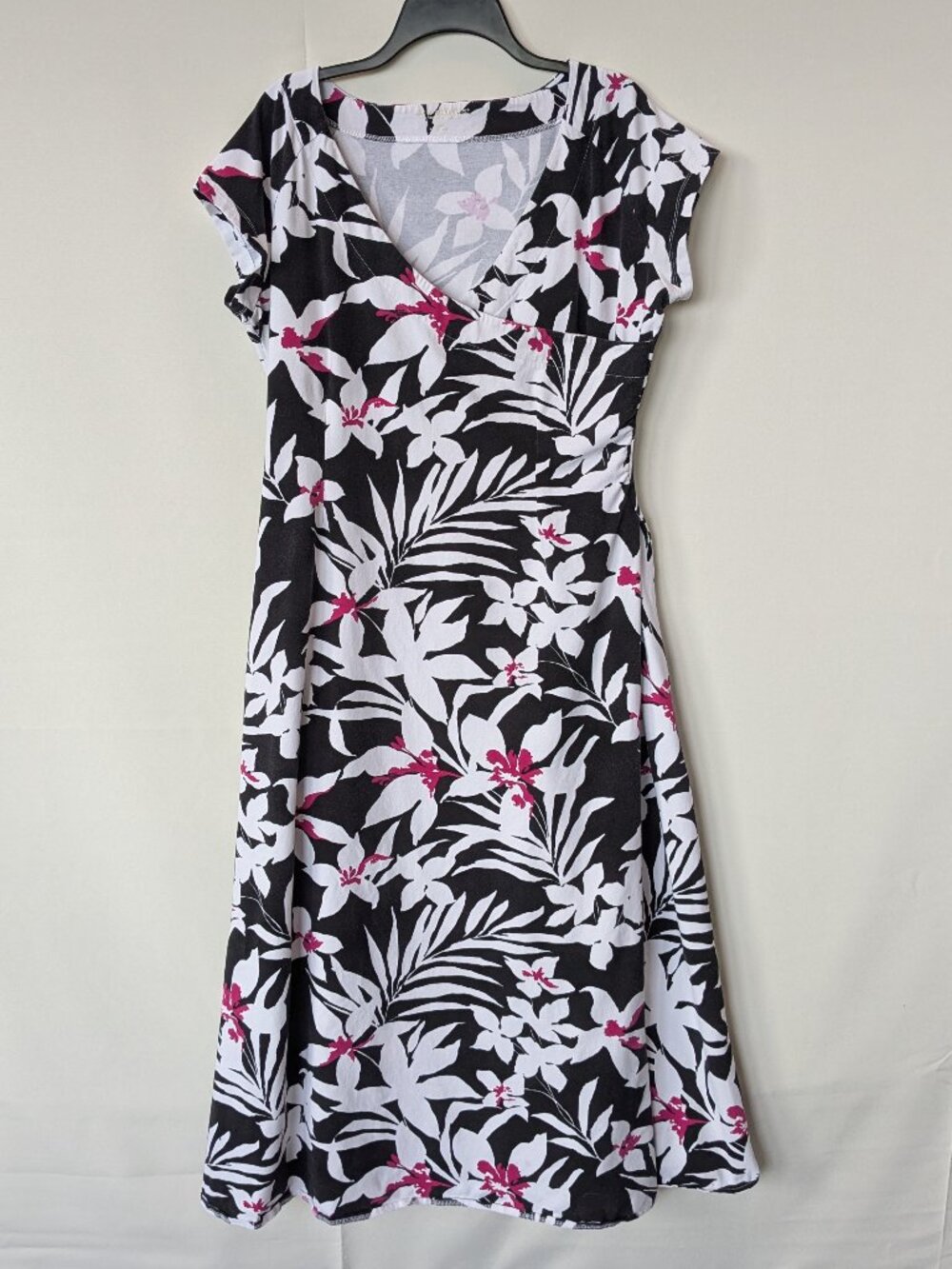 Soft Surroundings Faux Wrap Maxi Dress